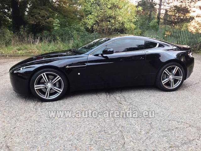 Rental Aston Martin Vantage 4.7 436 CV in Monaco-Ville