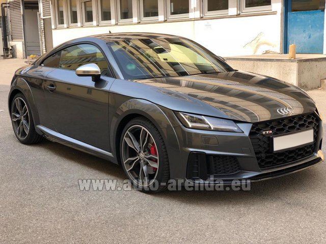 Rental Audi TTS Coupe in Monte Carlo