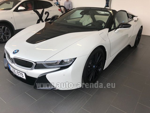 Rental BMW i8 Roadster Cabrio First Edition 1 of 200 eDrive in Monaco-Ville