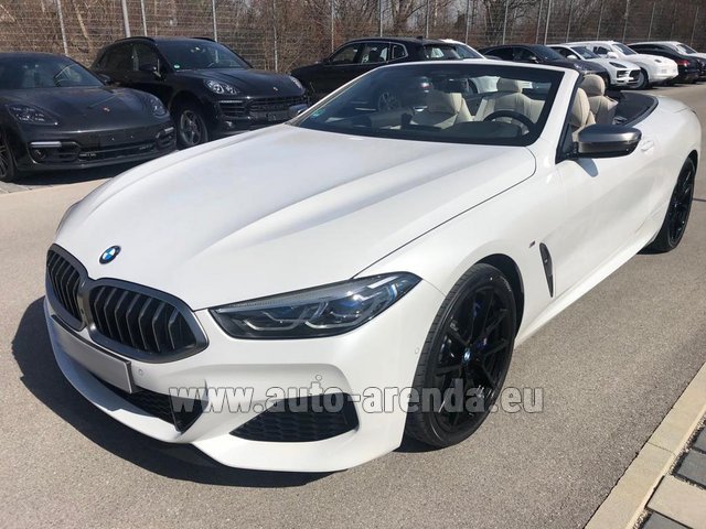 Rental BMW M850i xDrive Cabrio in Fontvieille