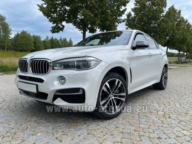 Rental BMW X6 M50d M-SPORT INDIVIDUAL (2019) in La Condamine