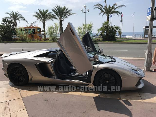 Rental Lamborghini Aventador LP 700-4 in Monaco City