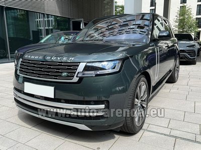 Rental in Monaco the car Land Rover Range Rover D350 Autobiography 2022