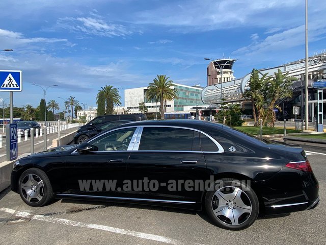 Rental Maybach S 580 L 4Matic V8 in Cote D'azur International Airport