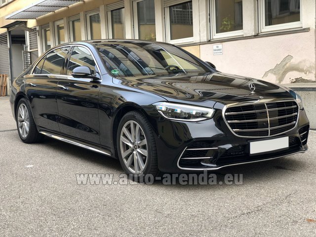 Rental Mercedes-Benz S-Class S580 Long 4MATIC AMG equipment W223 in Monte Carlo