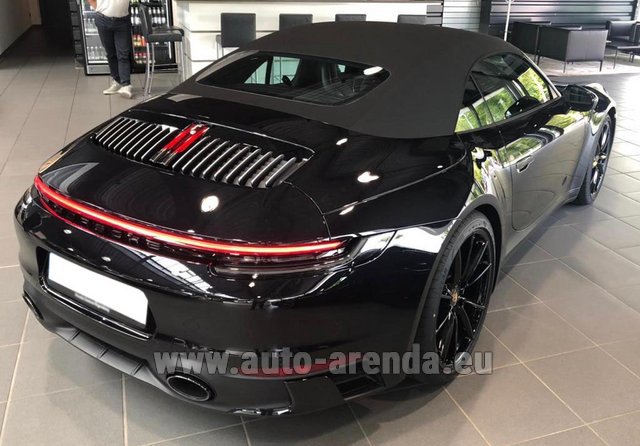 Rent Porsche 911 Carrera 4S Cabriolet (black) in Cote D'azur International  Airport | Auto-Arenda