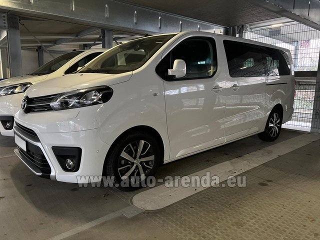 Rental Toyota Proace Verso Long (9 seats) in Cote D'azur International Airport